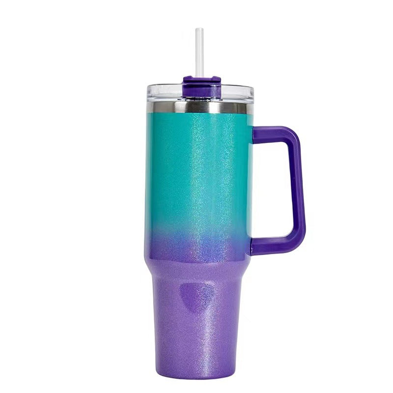 Wholesale 304 stainless steel rainbow paint 40oz car cup